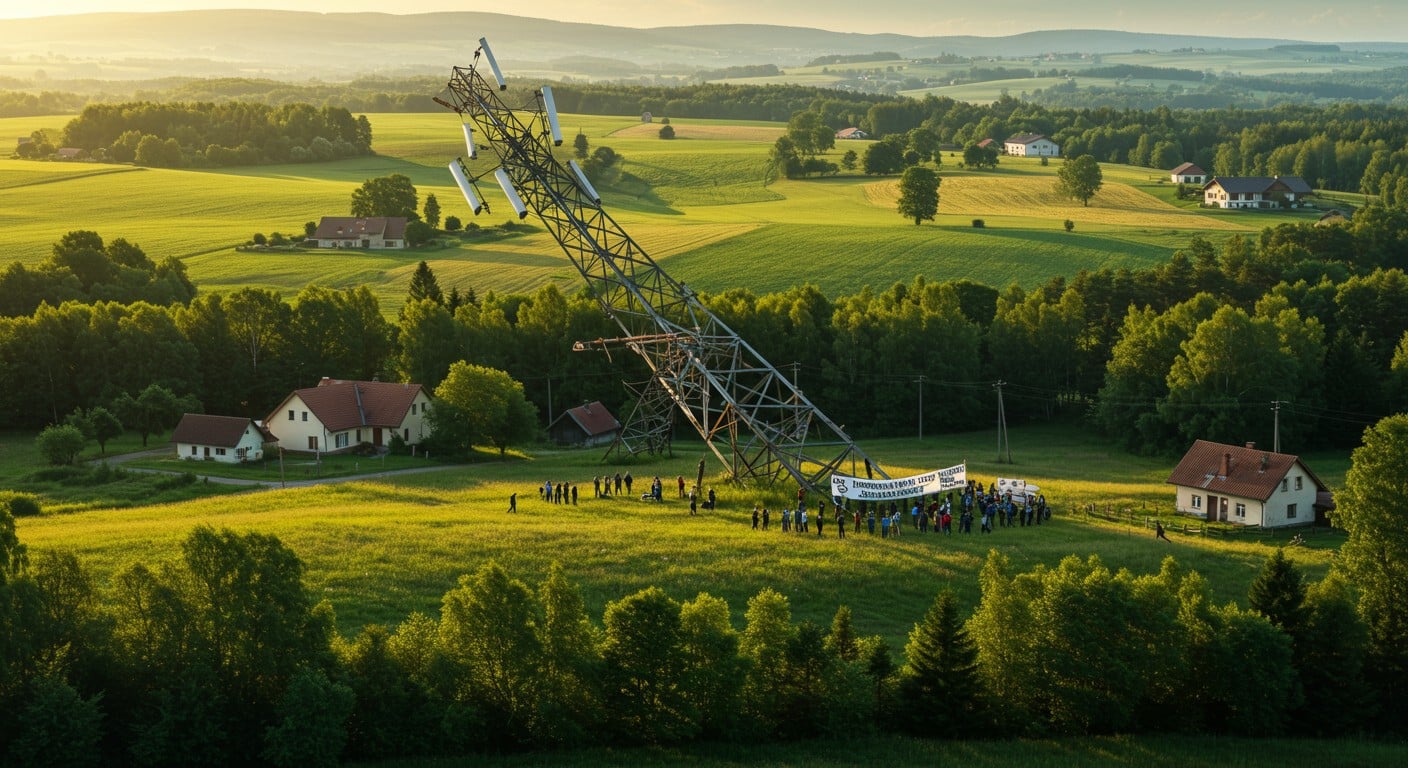 À Villennes-sur-Seine, les habitants luttent contre un pylône 5G. La mairie annule les travaux, mais le combat continue. Découvrez les enjeux !
