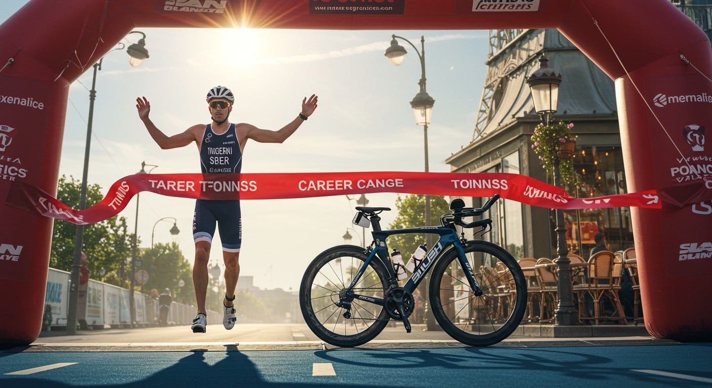 Vincent Luis se confie sur son premier triathlon longue distance à Roth, son café à Paris et ses projets de reconversion. Découvrez son parcours unique !
