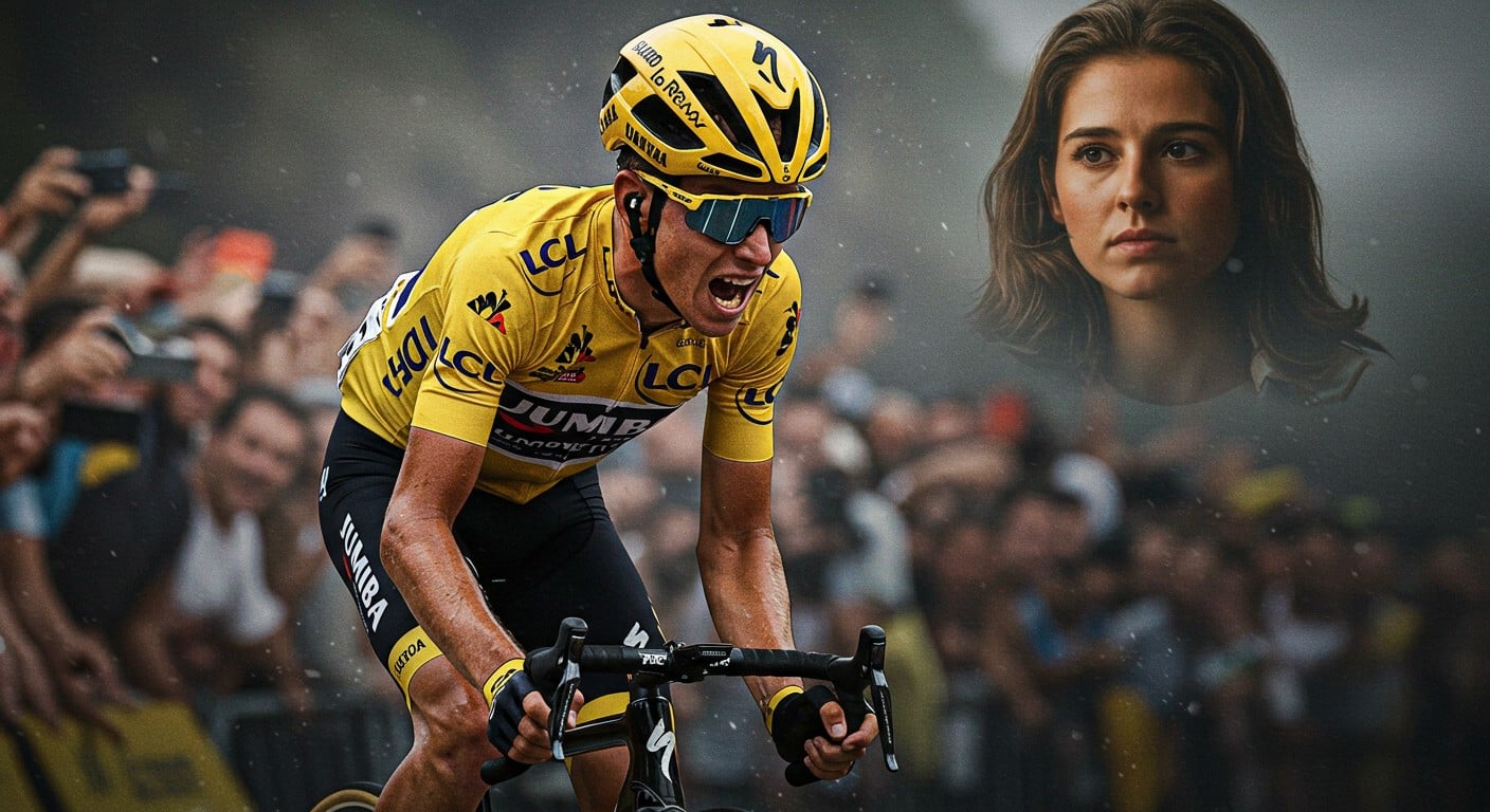 Jonas Vingegaard face à une polémique lancée par sa femme sur ses entraînements. Découvrez les tensions et les enjeux du Tour de France 2025.