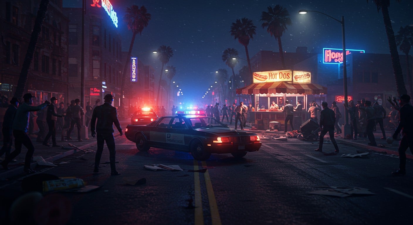 Une voiture percute la foule à Los Angeles, 30 blessés. Que s'est-il passé ? Découvrez les détails de ce drame nocturne et ses conséquences.