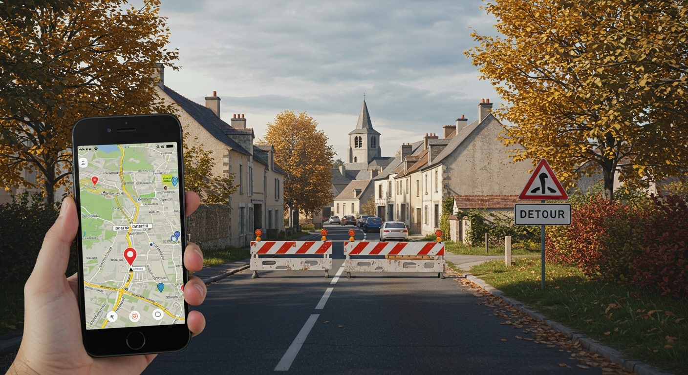 Un village de l’Oise interdit la circulation à cause de Waze, qui détourne les automobilistes par ses routes étroites. Découvrez pourquoi et comment.