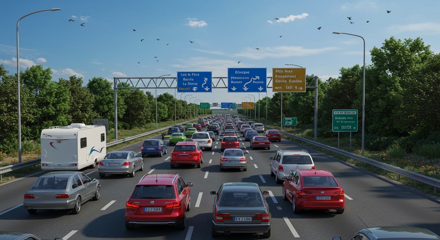 Week-end du 14 juillet : 240 km de bouchons en Île-de-France ! Découvrez comment éviter les embouteillages et planifier vos trajets pour des vacances sereines.
