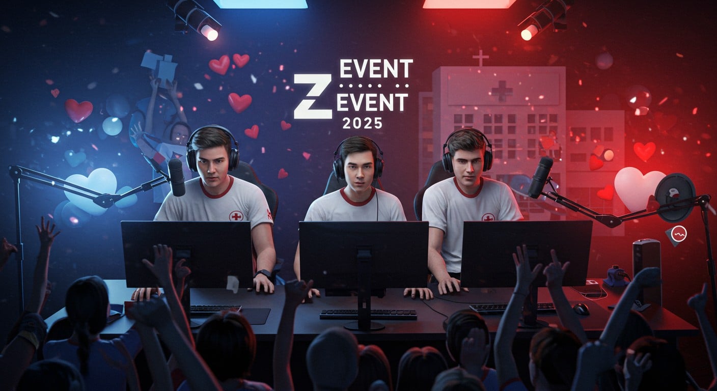 Z Event 2025, le marathon caritatif en ligne, revient du 5 au 7 septembre pour soutenir patients et aidants. Découvrez l'événement !
