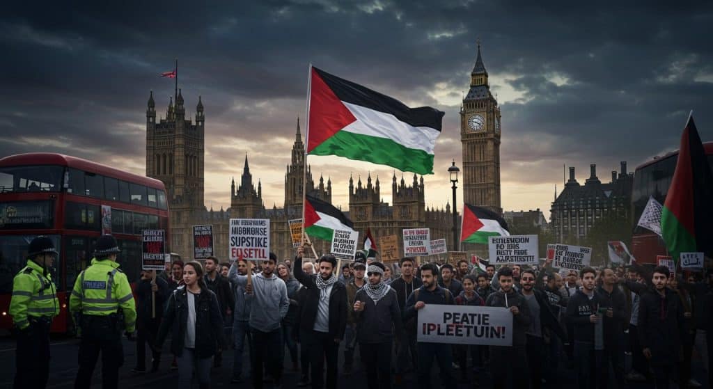 200 Arrestations à Londres : Soutien à Palestine Action