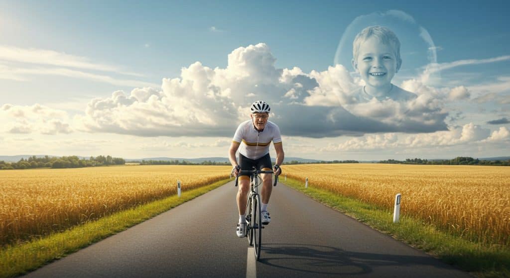 À 91 Ans, Il Pédale 800 Km pour une Enfant Malade