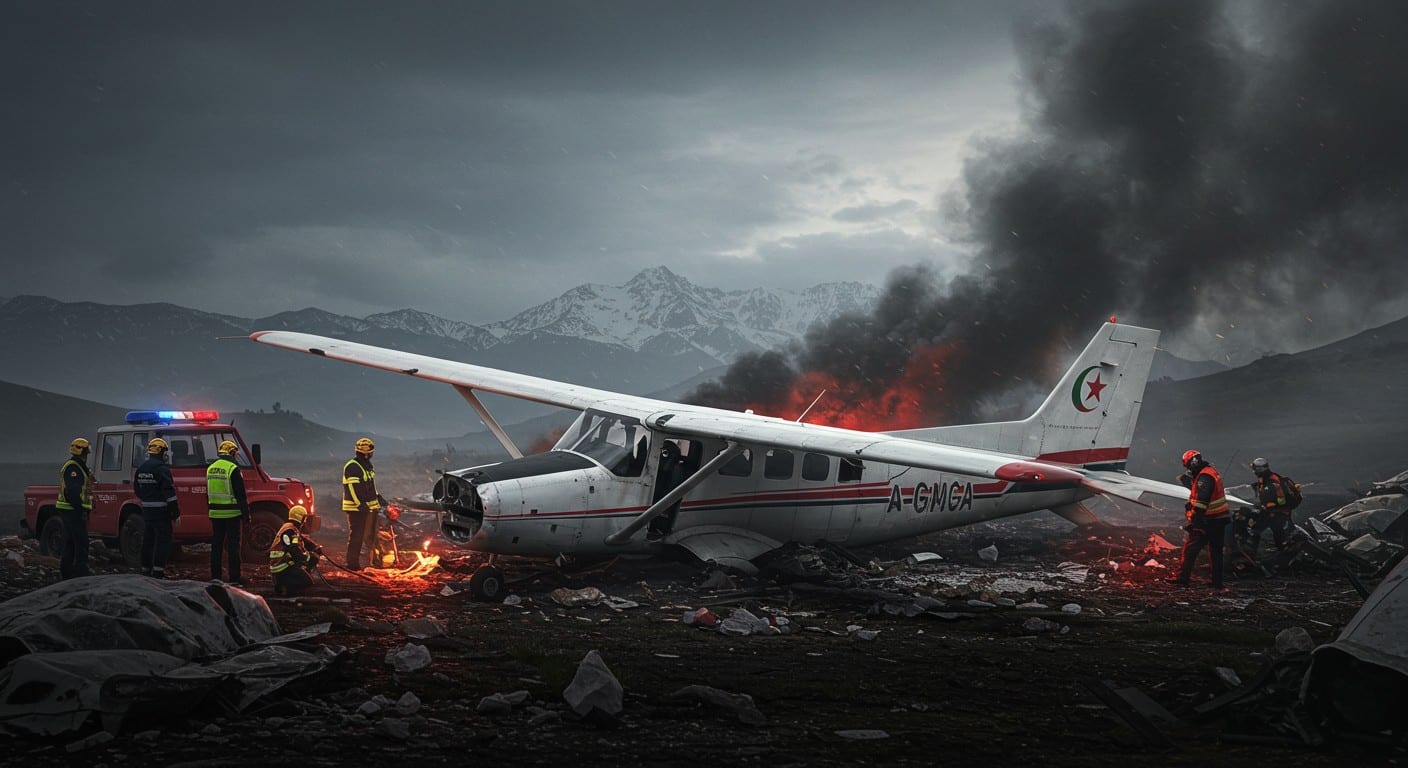 Accident d'avion tragique à Jijel, Algérie : quatre morts, dont deux officiers. Découvrez les détails et les enjeux de la sécurité aérienne.
