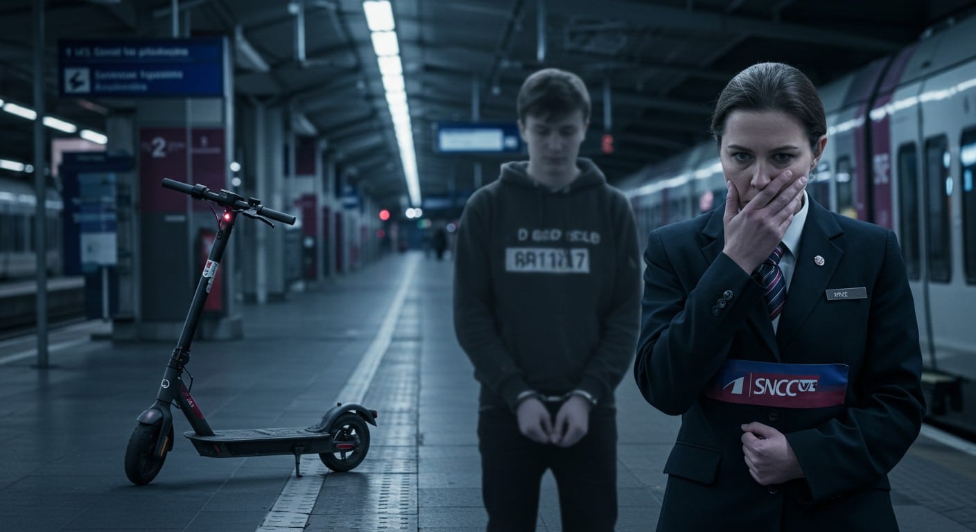 Un adolescent agresse une contrôleuse SNCF dans un TGV pour une trottinette mal rangée. Que révèle cet incident sur la sécurité dans les transports ?