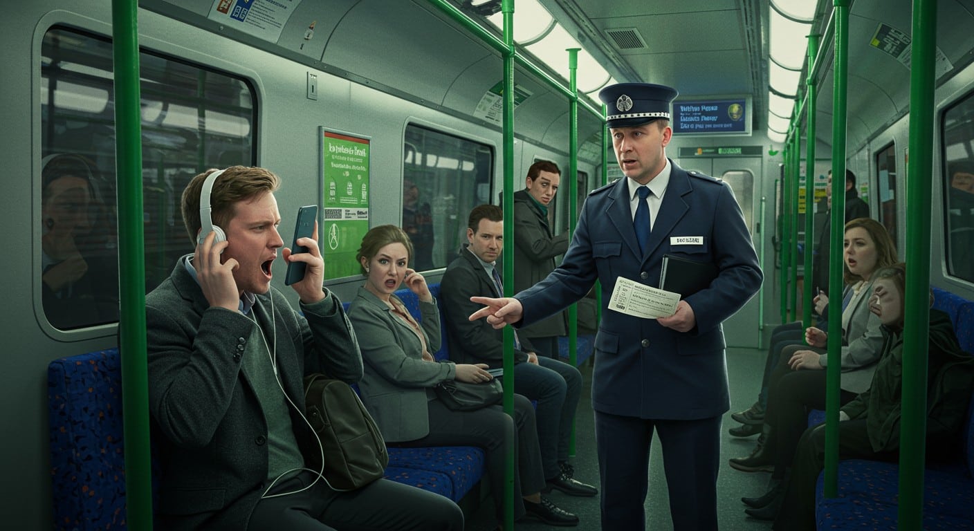 Écouter de la musique sans écouteurs dans les trains irlandais peut coûter cher ! Découvrez pourquoi une amende de 100 € vise à préserver la tranquillité.