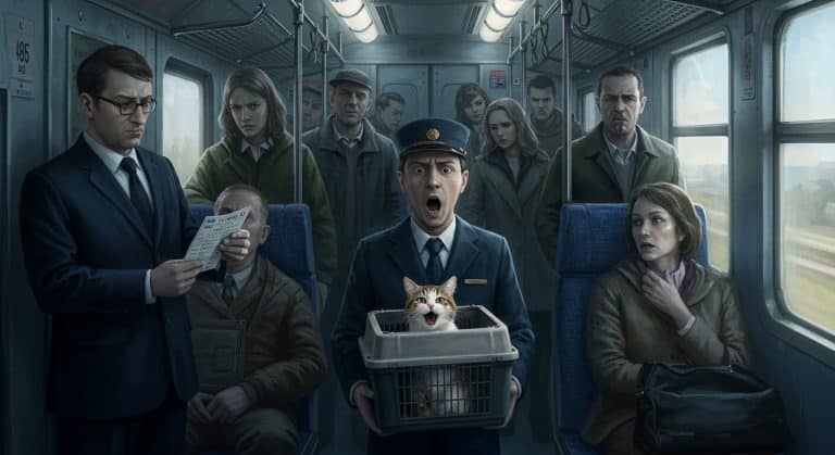 Amende de 110 € pour un Chat dans un Train : Polémique