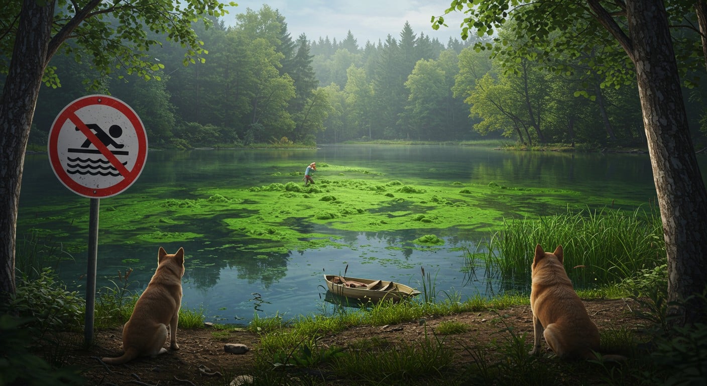 Découvrez les dangers des cyanobactéries dans les lacs et rivières. Protégez vos animaux et votre santé face à ces algues toxiques. Conseils et précautions.
