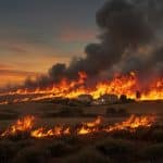 Aude : Incendie Dévastateur à Ribaute, Alerte Rouge Déclenchée