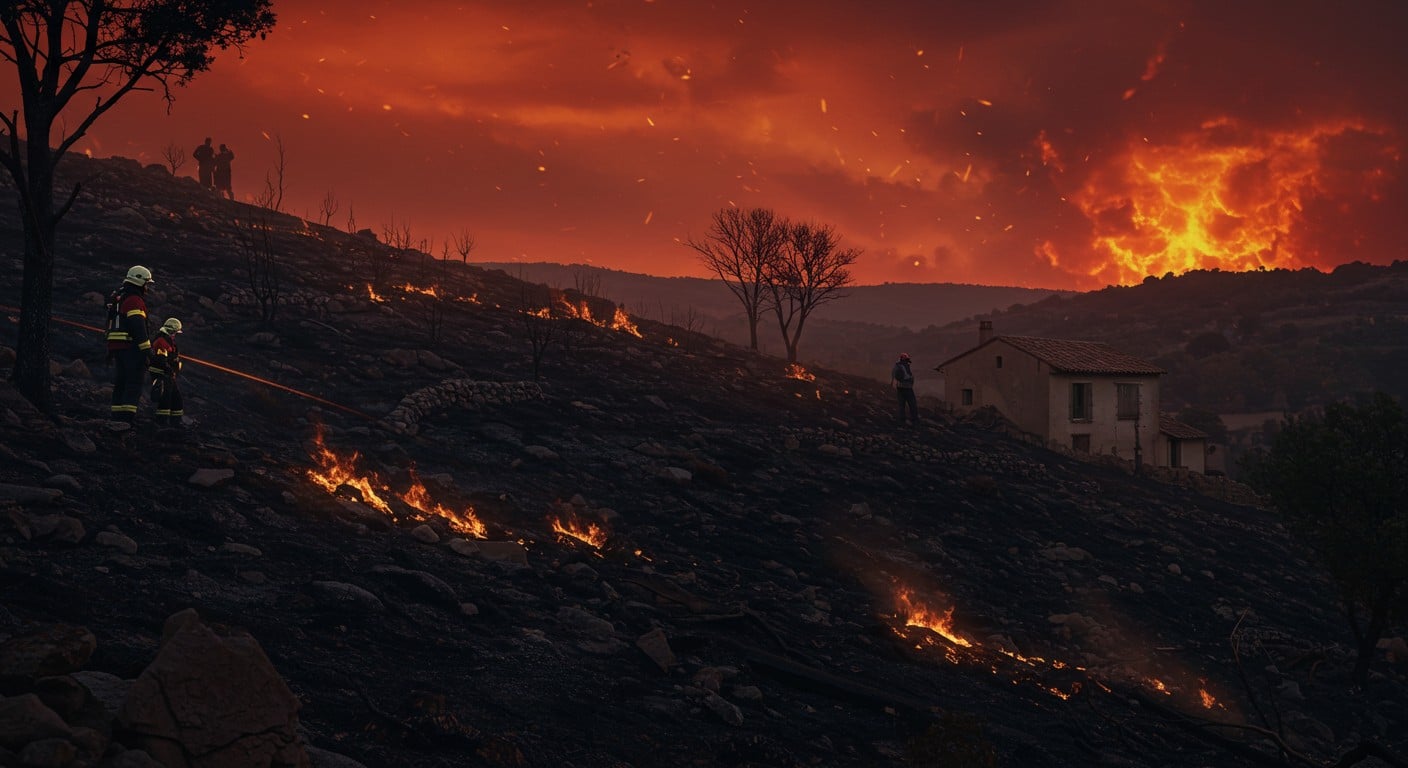 L'Aude ravagée par un mégafeu historique. Entre cendres et résilience, découvrez les témoignages et les enjeux climatiques. Cliquez pour lire !