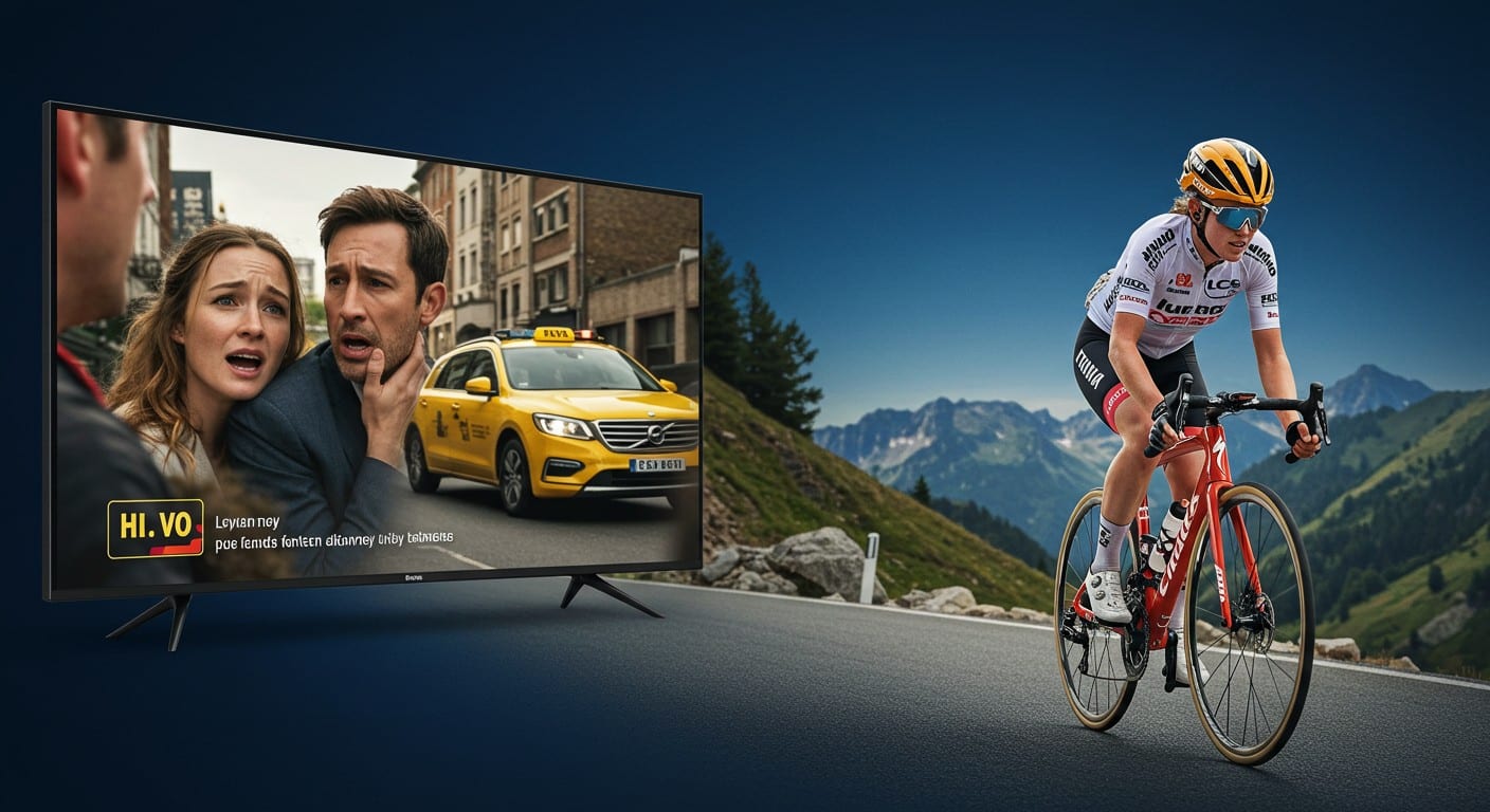 « Une Belle Course » domine sur TF1 et le Tour de France féminin explose les audiences. Découvrez les chiffres et tendances TV du moment !
