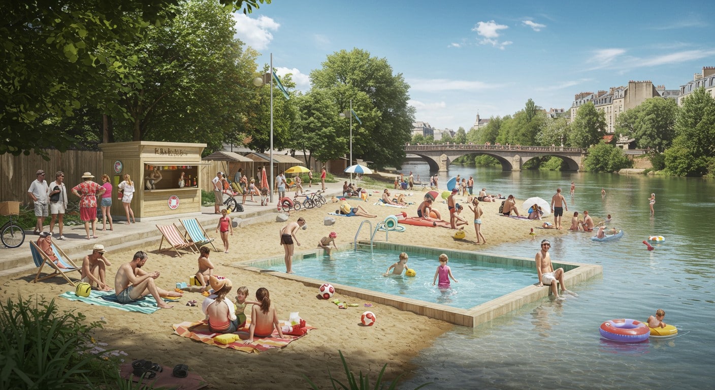 Profitez de l’été indien sur les plages de la Marne à Joinville et Maisons-Alfort, ouvertes jusqu’au 14 septembre ! Découvrez pourquoi elles attirent tant.