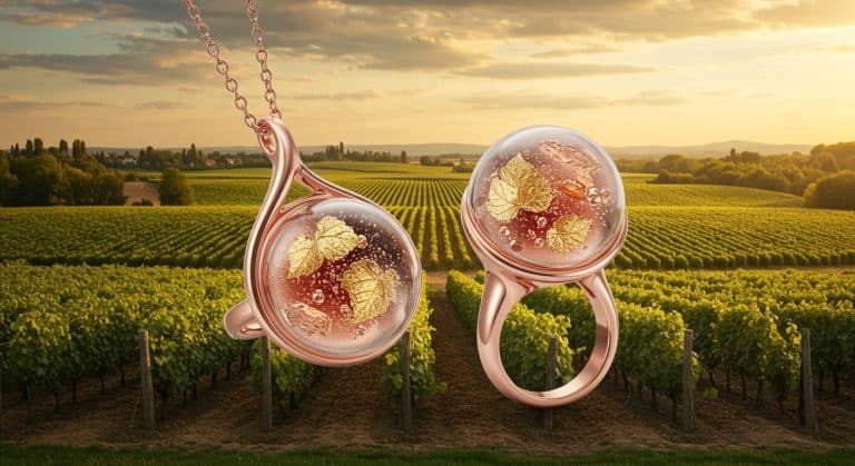 Bijoux Inspirés du Champagne : L’Or des Vignes
