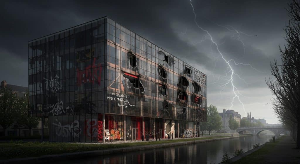 Bobigny : Vandalisme et Incendie d’un Bâtiment Symbolique