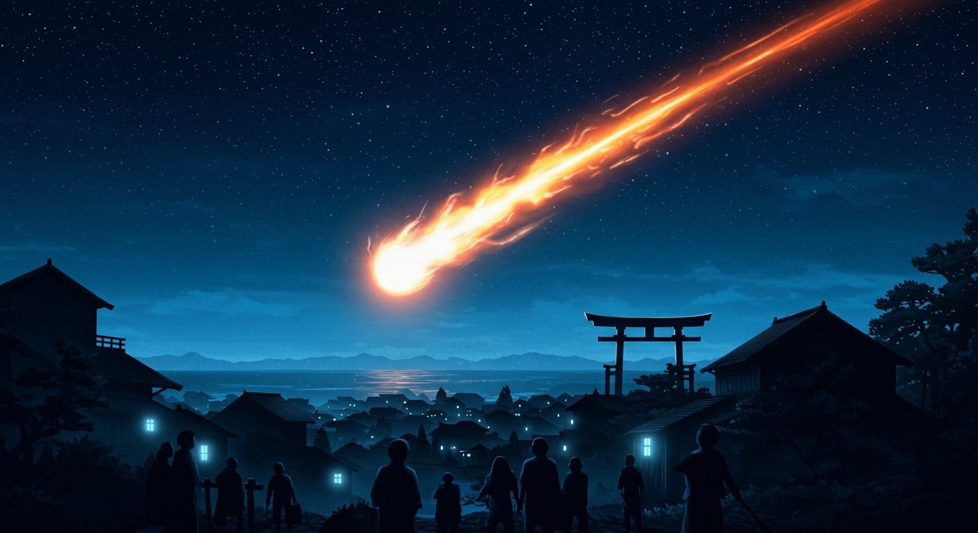 Une boule de feu illumine le ciel japonais, fascinant les habitants. Découvrez ce phénomène céleste, ses origines et ses impacts. Cliquez pour en savoir plus !