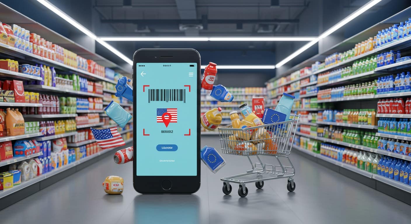 Découvrez No Merci, l’appli qui aide à boycotter les produits américains en scannant les codes-barres. Une réponse citoyenne aux droits de douane !