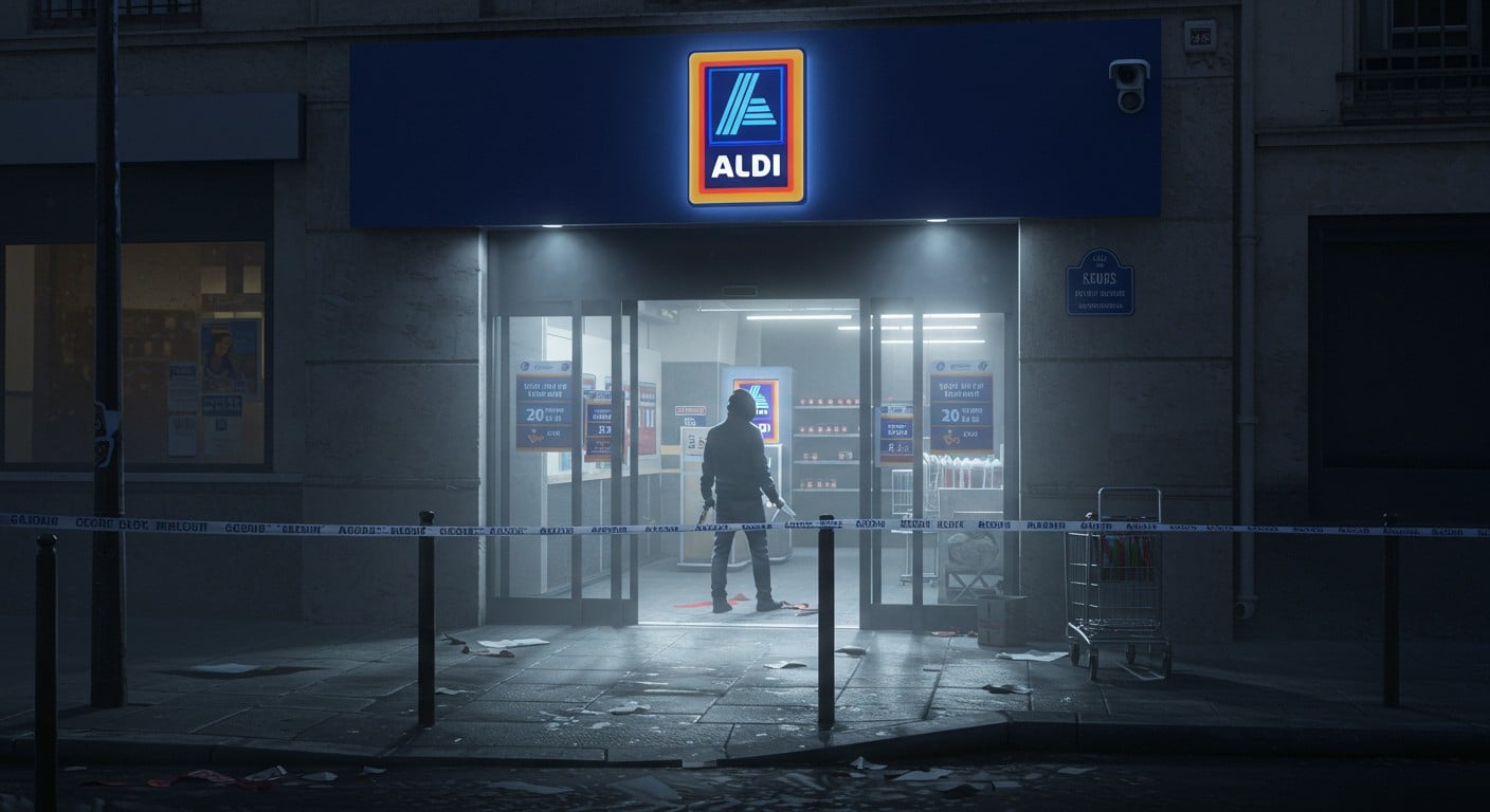 Braquage choquant à Paris : deux employées d'Aldi séquestrées trois heures. Les voleurs repartent avec 50 000 €. Enquête en cours.