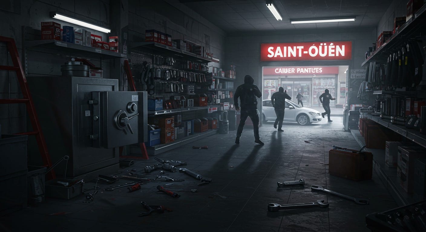Braquage à Saint-Ouen : trois hommes armés dérobent des milliers d’euros dans une boutique automobile. Découvrez les détails de cette affaire rocambolesque.