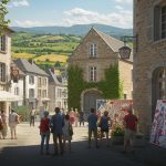 Brioude : L’Art de Dubuffet Illumine une Petite Ville