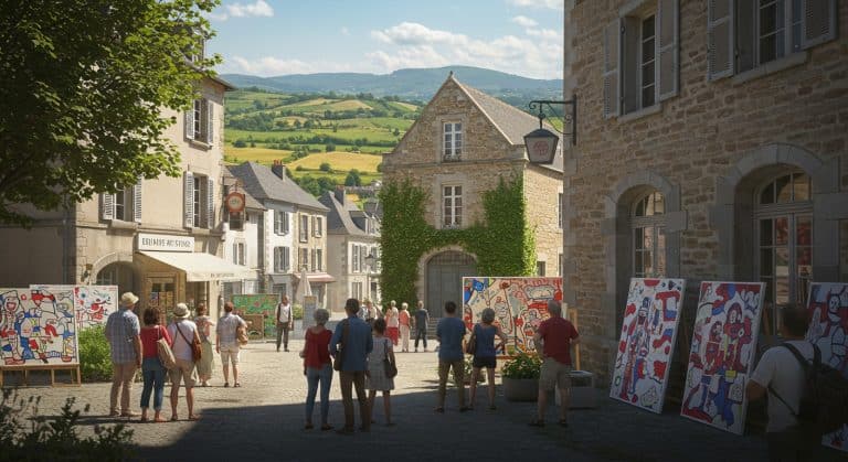 Brioude : L’Art de Dubuffet Illumine une Petite Ville