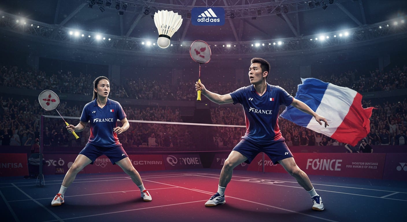 Thom Gicquel et Delphine Delrue décrochent le bronze aux Mondiaux de badminton 2025. Découvrez leur parcours et l'exploit français !