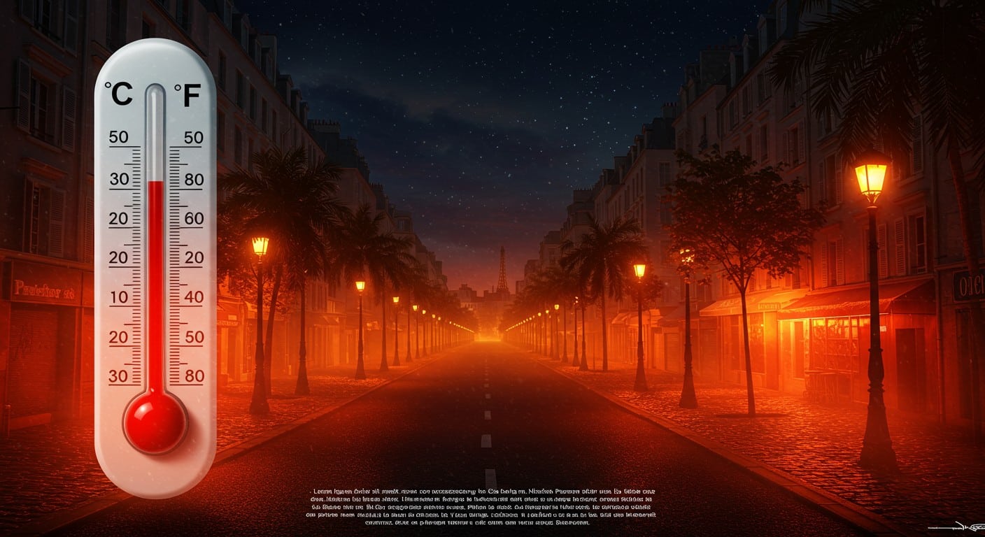 Records de température nocturne battus en France lors de la canicule. Découvrez les villes touchées, les impacts et les prévisions météo.