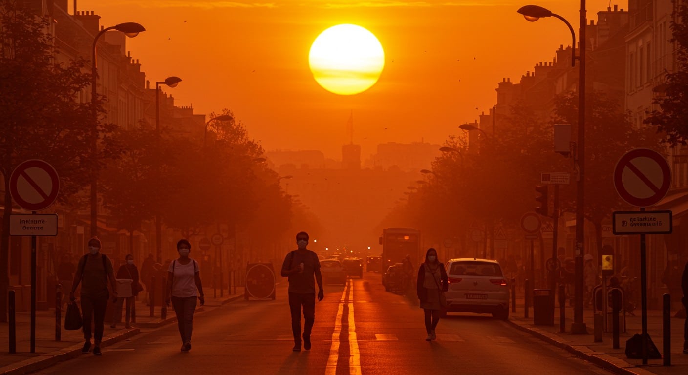 Canicule et pollution à l’ozone dégradent l’air en France. Découvrez les régions touchées, les mesures prises et comment vous protéger.