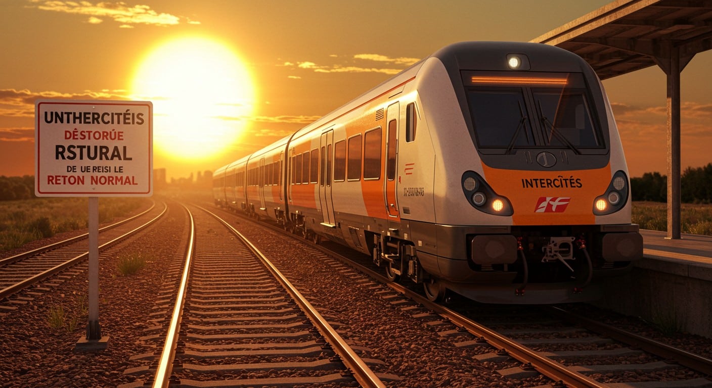 Canicule : le trafic des trains Intercités, perturbé, revient à la normale dès lundi. Découvrez pourquoi et ce qui change pour les voyageurs !
