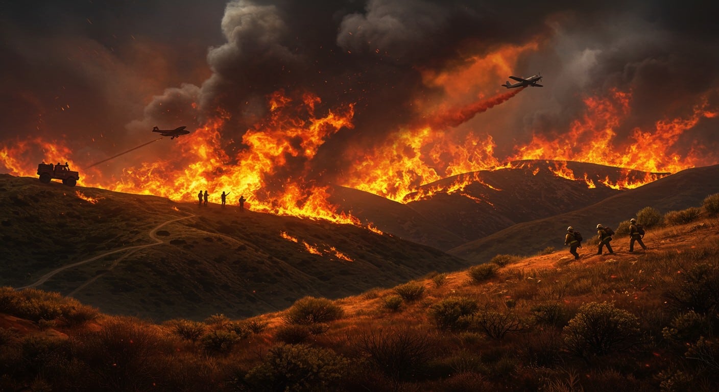 Le Canyon Fire ravage la Californie, forçant des milliers d'évacuations. Découvrez les impacts, les efforts des pompiers et les enjeux climatiques.
