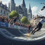 Championnats d’Europe de Skate Cross : Chartres en Lumière