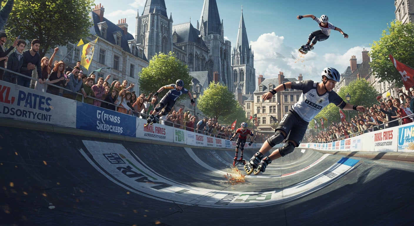 Chartres accueille les 1ers Championnats d'Europe de skate cross les 30-31 août. Découvrez ce sport spectaculaire et son impact local !