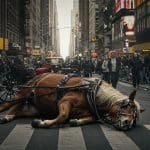 Cheval de Calèche Mort à New York : Enquête et Polémique