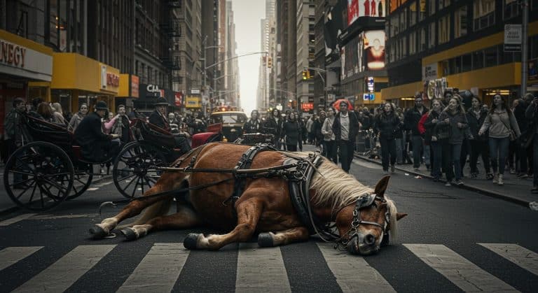 Cheval de Calèche Mort à New York : Enquête et Polémique