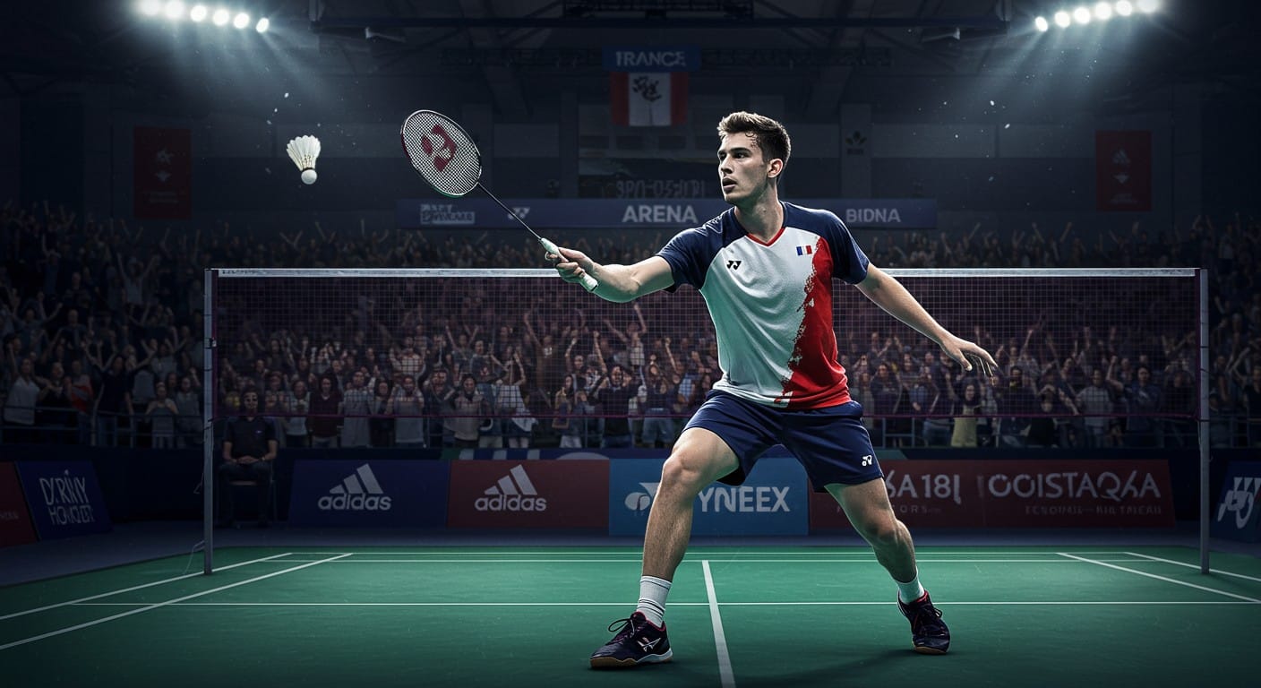 Christo Popov se qualifie en 8e de finale des Mondiaux de badminton 2025 à Paris. Les Bleus en force ! Découvrez les moments forts et les espoirs français.