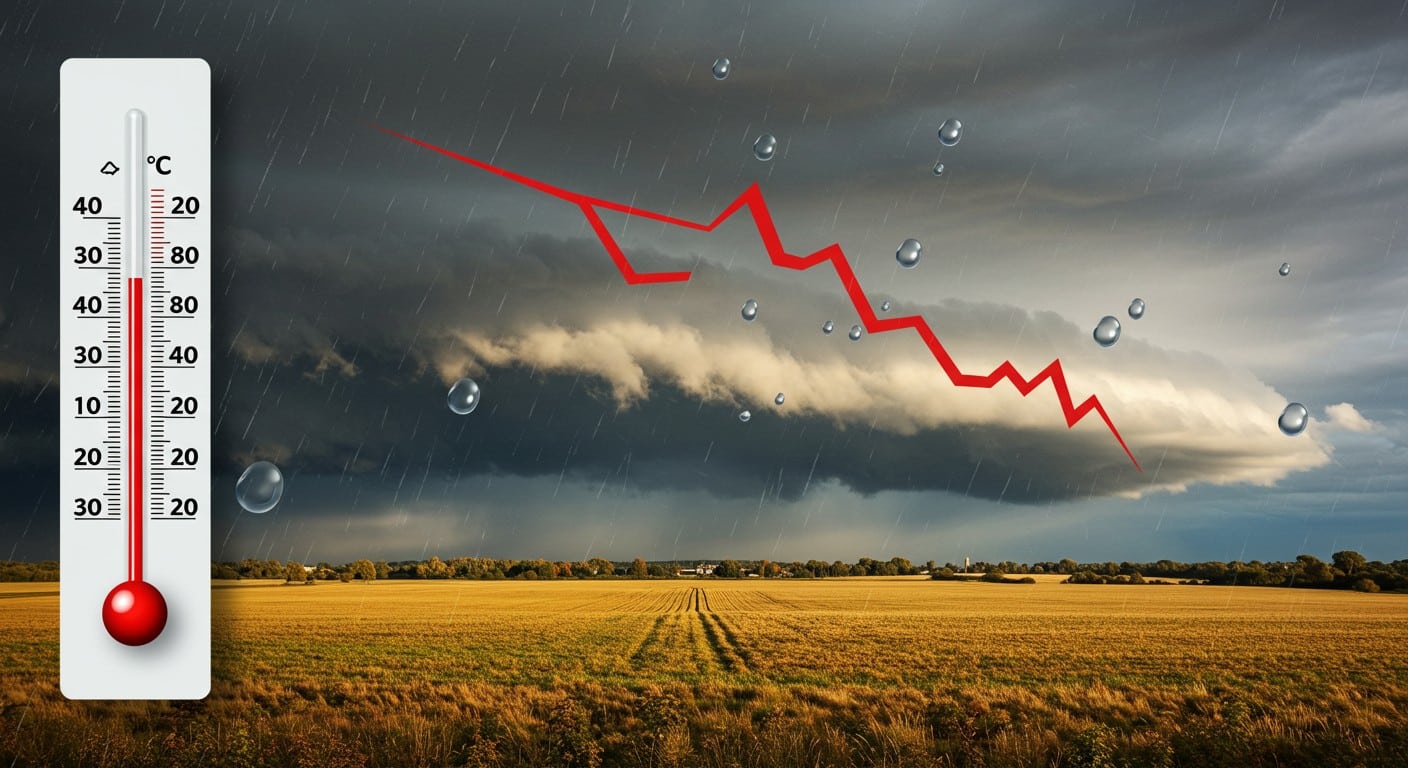 Une baisse de 14°C prévue d’ici jeudi ! Découvrez comment la météo va changer, avec orages et fraîcheur en France. Restez informé !