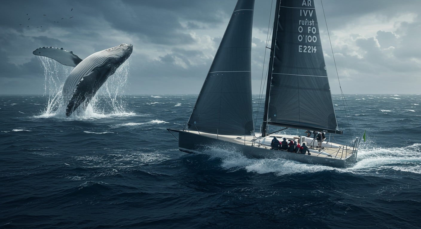 Les skippers face aux collisions avec les baleines : un dilemme écologique et éthique. Découvrez les solutions pour protéger les cétacés en course.