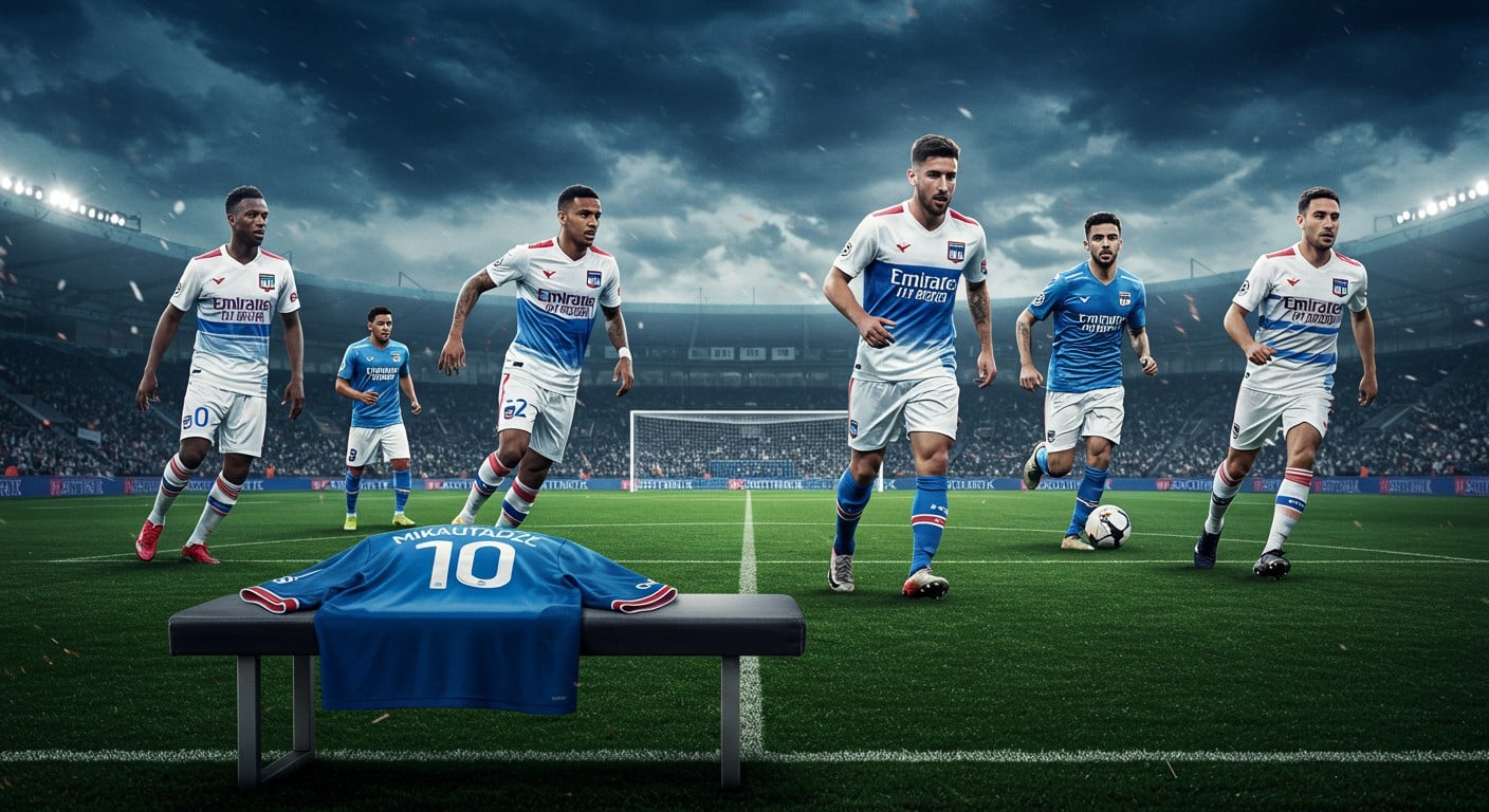 L'OL doit rebondir après le départ de Mikautadze. Découvrez les stratégies envisagées pour le choc face à l'OM et l'impact sur les ailiers.