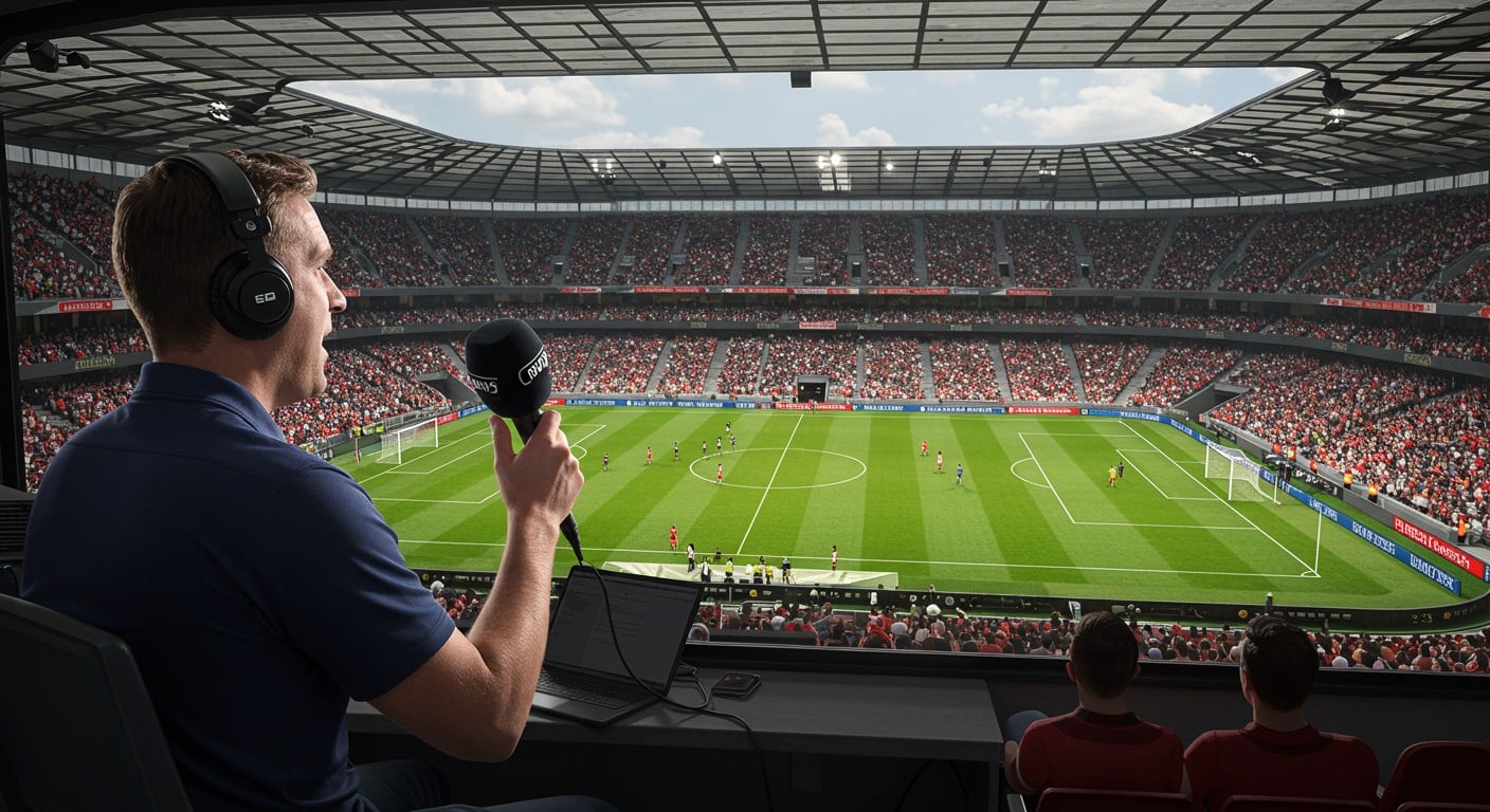 Découvrez comment les commentateurs de foot captivent des millions de fans avec passion et talent dans une émission unique en son genre.