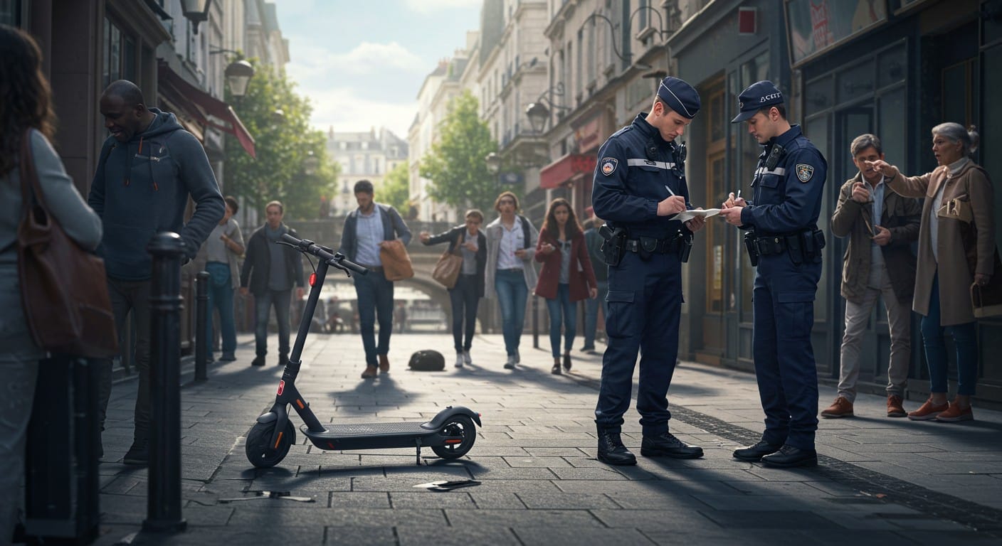 À Melun, une opération de police cible les trottinettes électriques : 14 amendes en 90 minutes pour infractions. Découvrez les enjeux et réactions !