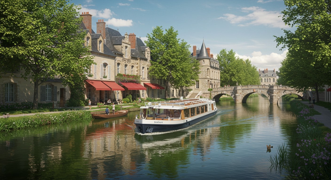 Découvrez les croisières fluviales à Montargis, un voyage unique sur le canal de Briare. Explorez la Venise du Gâtinais et ses charmes touristiques !