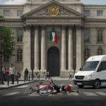 Cycliste Blessé au Sénat : Enquête sur un Choc Routier