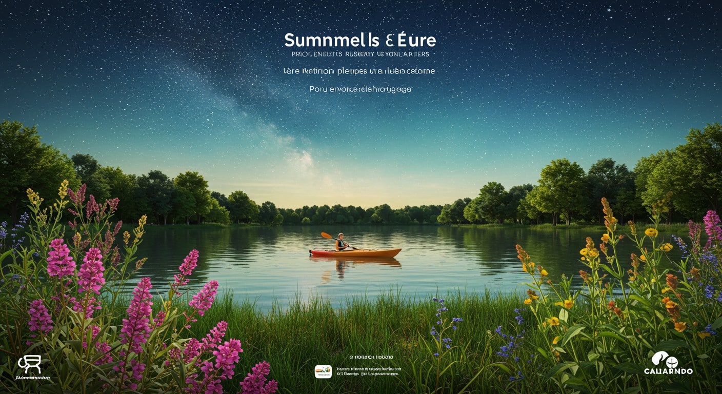 Explorez l’Eure en kayak, cueillez des plantes médicinales et vivez un été nature avec des animations gratuites pour tous. Découvrez un tourisme vert unique !