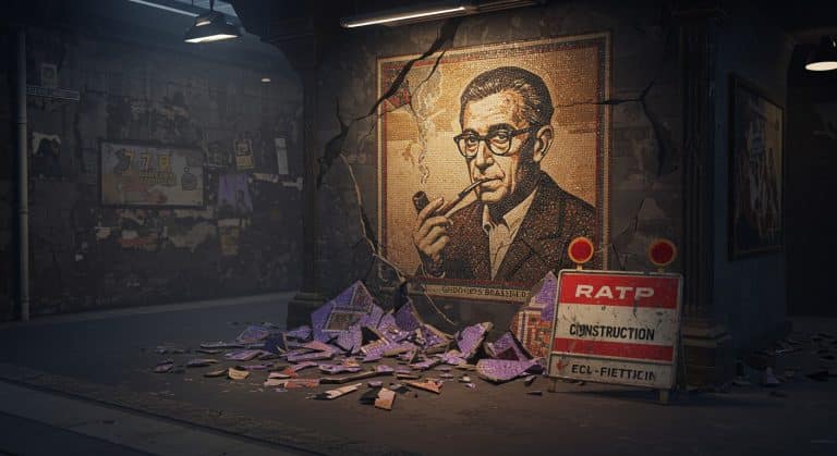 Destruction de Mosaïques : Brassens Effacé du Métro Parisien