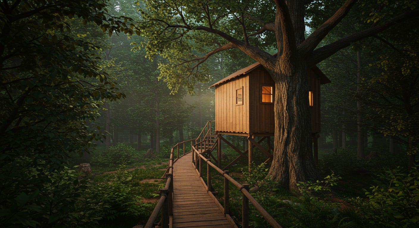 Découvrez une expérience unique : nuits en cabanes dans les arbres en Eure-et-Loir, sans électricité, pour une déconnexion totale en forêt.