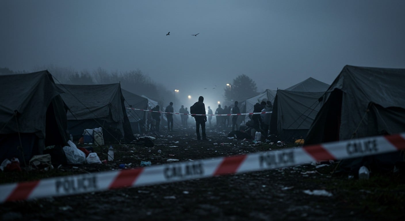 Un migrant poignardé retrouvé mort à Calais. Enquête pour homicide volontaire ouverte. Que s’est-il passé dans ce campement ? Découvrez les détails.