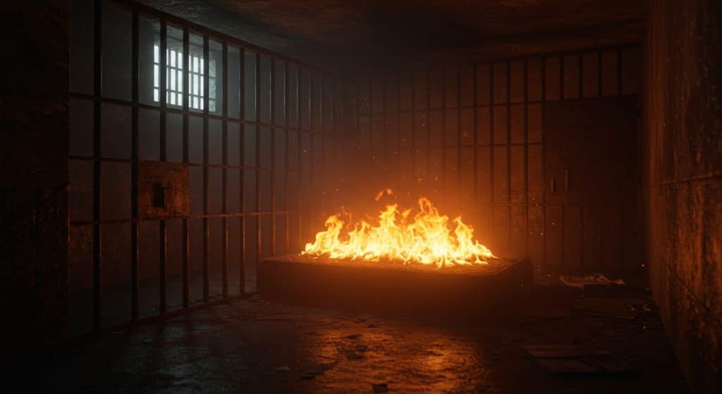 Drame à la Prison de la Santé : Incendie Mortel en Cellule