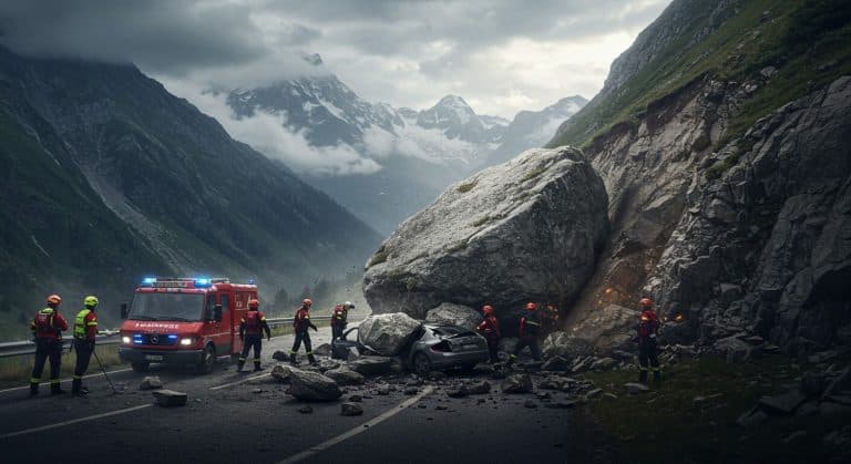 Éboulement Mortel RN 205 : Drame en Haute-Savoie