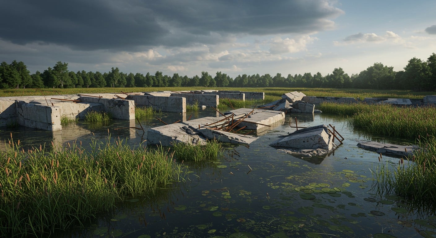 À Guerville, un projet immobilier tourne au fiasco avec une "piscine" naturelle. Découvrez pourquoi la nature a eu le dernier mot dans ce désastre écologique.